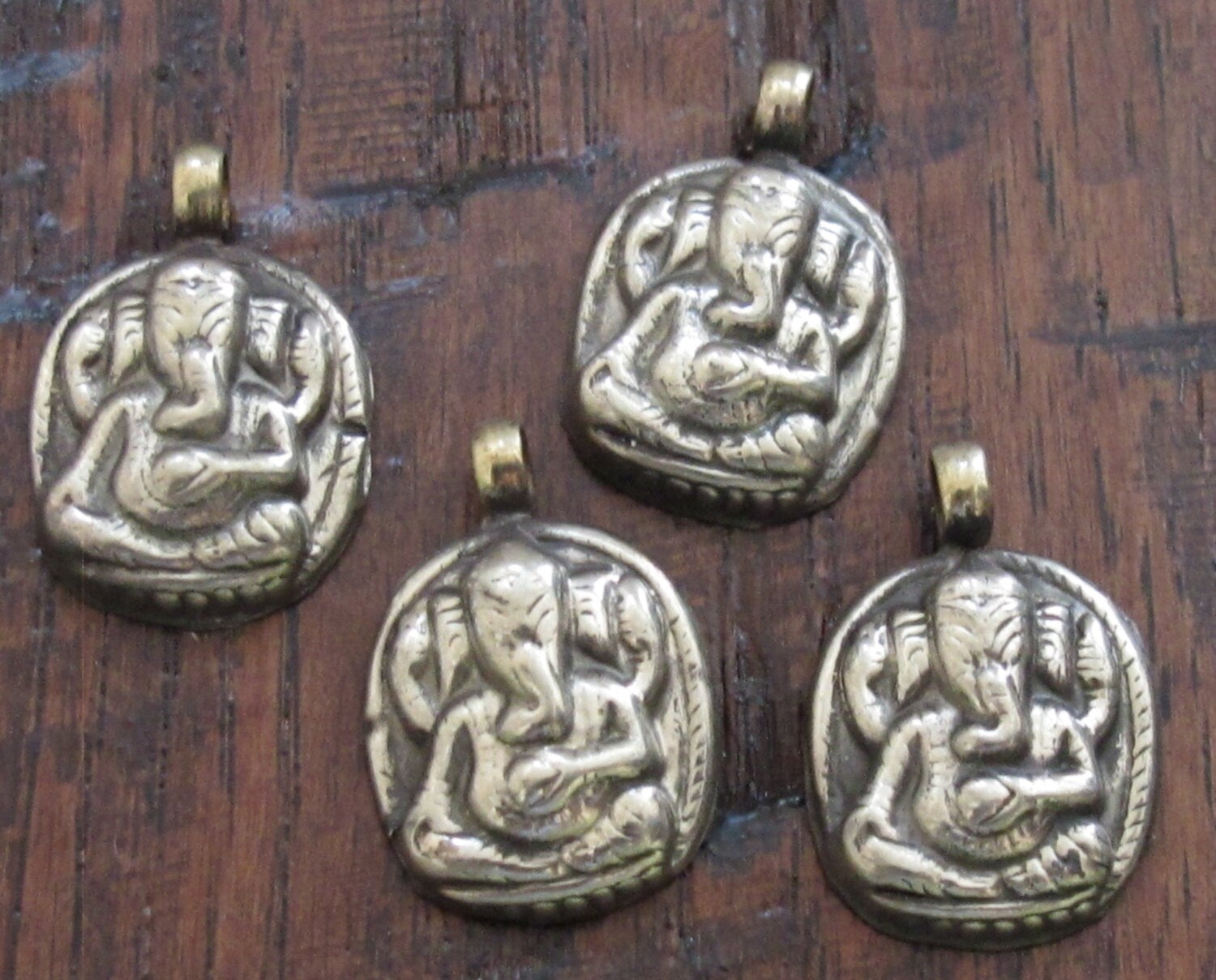 1 Pendant -Small Size Ganesha light weight charm pendant - CP040 - custom design copyright Nepalbeadshop