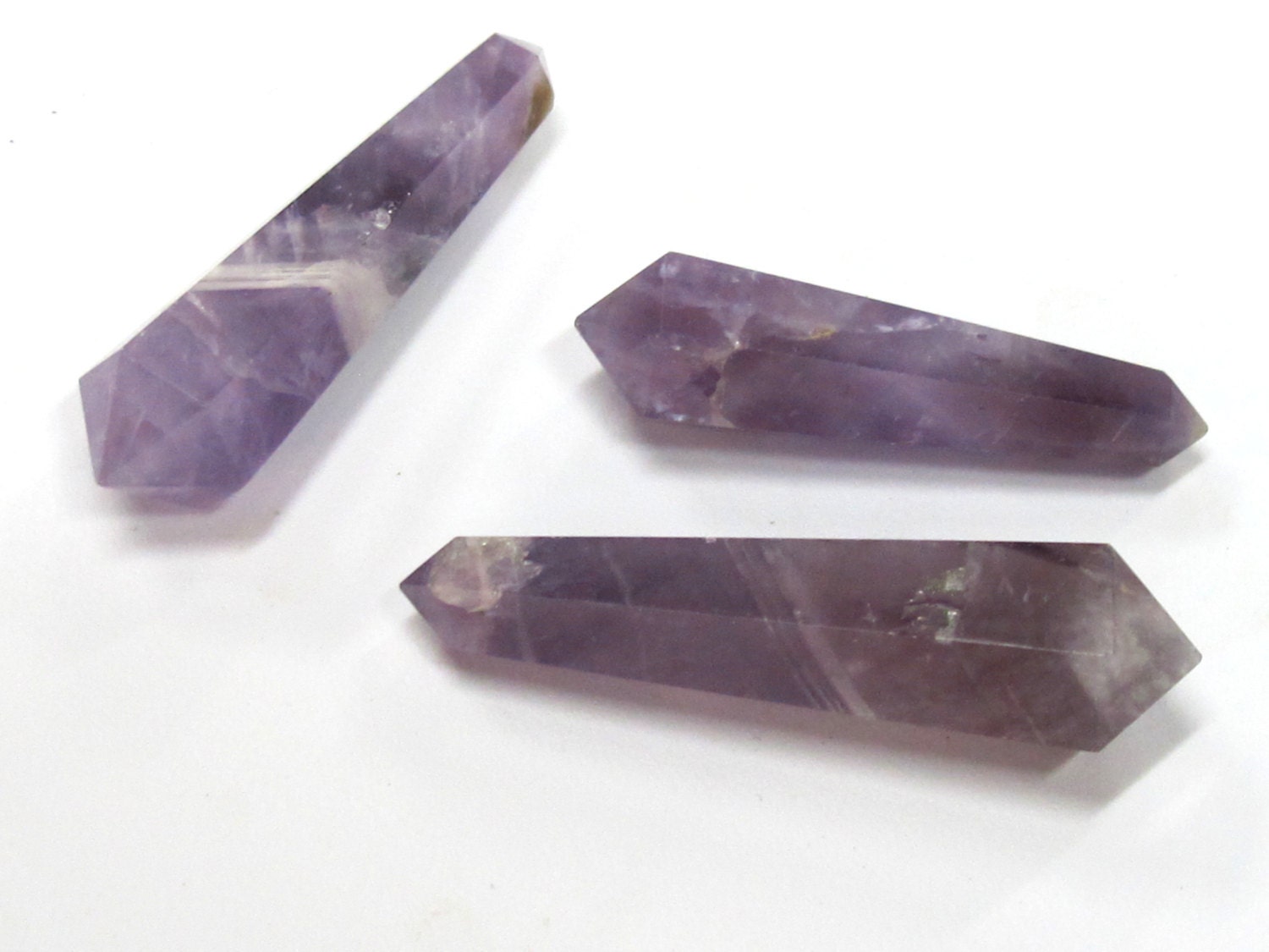1 Piece - Beautiful amethyst gemstone double terminated point healing gemstone - PM505A