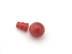 3 Sets of Guru Beads - 3 hole agate gemstone Guru column Bead set 10 mm size - GB043s