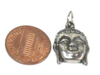 1 Pendant - Tibetan Buddha face stainless steel small size charm pendant - PM553A