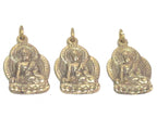 1 pendant - Tibetan pendant buddha pendant tibet Nepal metal brass Buddha charm pendant medicine buddha charm from Nepal -- CP127