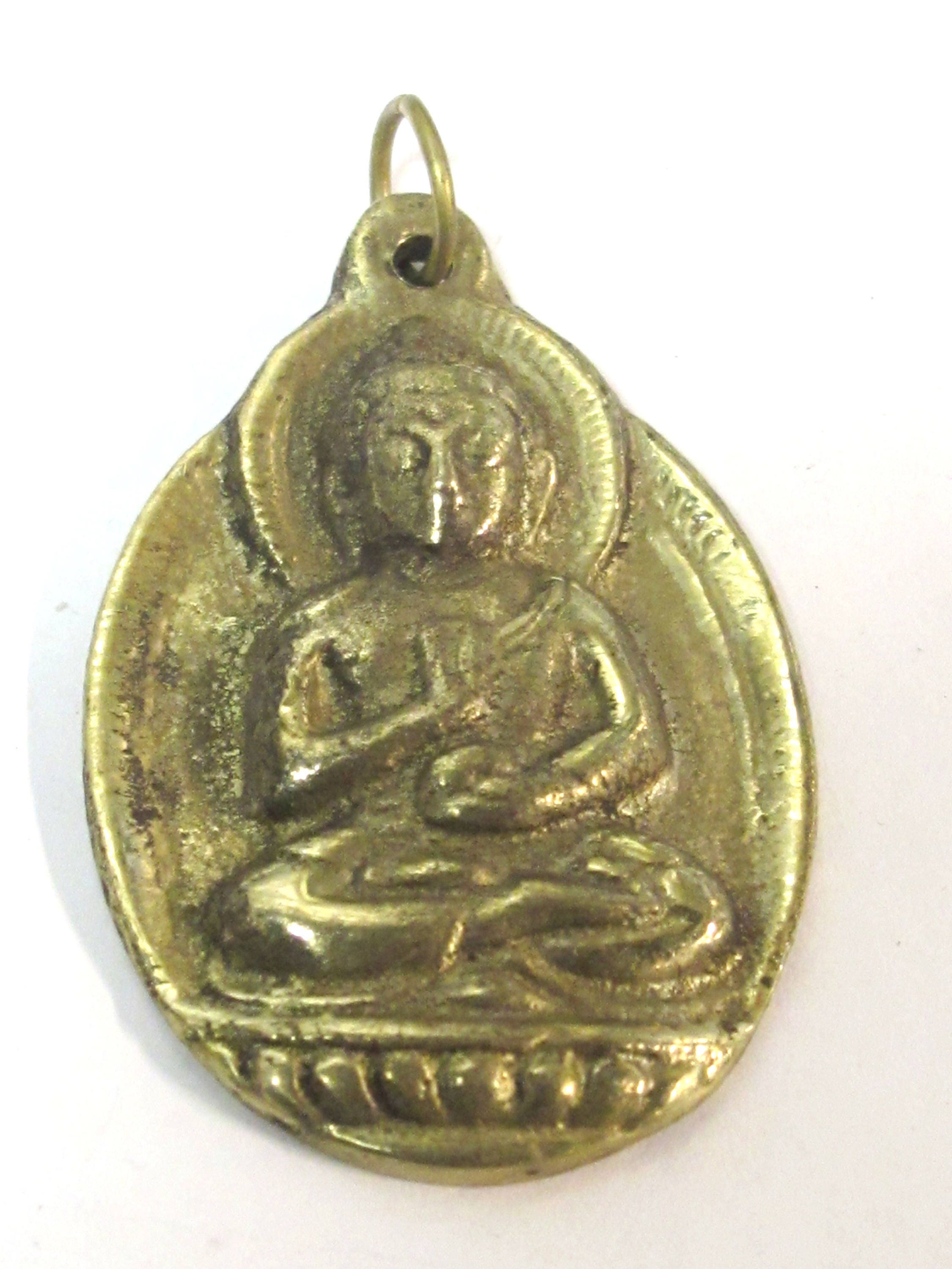 3 Pendants set - Large size Tibetan Brass Buddha pendants - CP025s