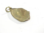 1 Pendant - Hindu Lord Shiva symbol trident snake brass charm pendant - CP130