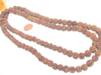 Rudraksha beads -108 beads-Natural Rudraksha seed beads from Nepal 9 - 10 mm - tibetan mala supplies Nepal rudraksha beads ML072A