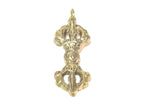 1 pendant - Tibetan vajra dorje Brass pendant from Nepal - CP047B