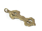 1 pendant - Tibetan vajra dorje Brass pendant from Nepal - CP047B