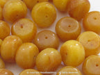 10 BEADS - Thick Small size Tibetan copal resin bead - BD536
