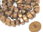 10 beads - Hematite nugget loose beads matte copper color gemstone Beads - GM151Hs