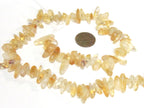1 full strand of Citrine Lemon quartz beads stock nugget shape - GM007