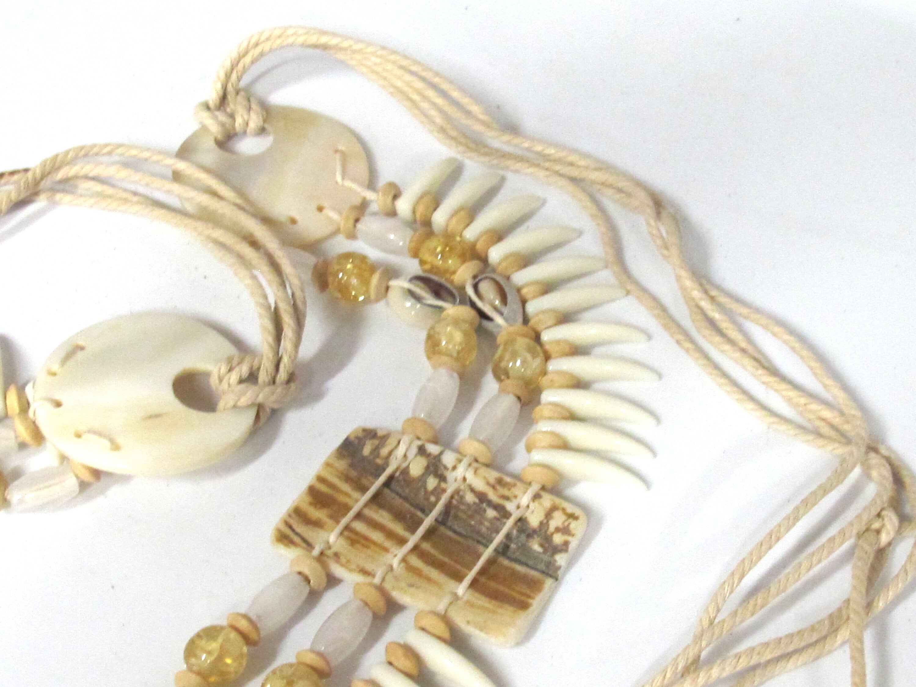 Ethnic asian Nepal Tribal jewelry shells waist belly belt - MG001Z