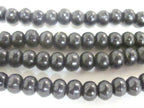 108 Beads - Tibetan Nepal recycled cattle bone mala beads 8 mm black color with guru bead bone mala counters - ML123A