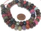 1 Full Strand - Faceted abacus fire agate fall colors colorful gemstone beads 15 inches strand - 10mm - GM450