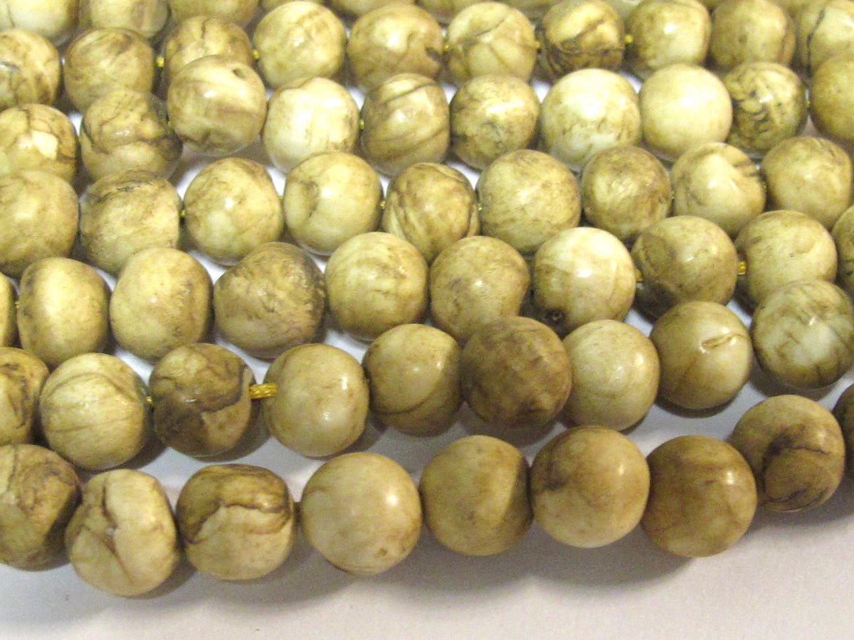10 Beads - Small Ethnic nepal natural conch shell beads -- CH009D