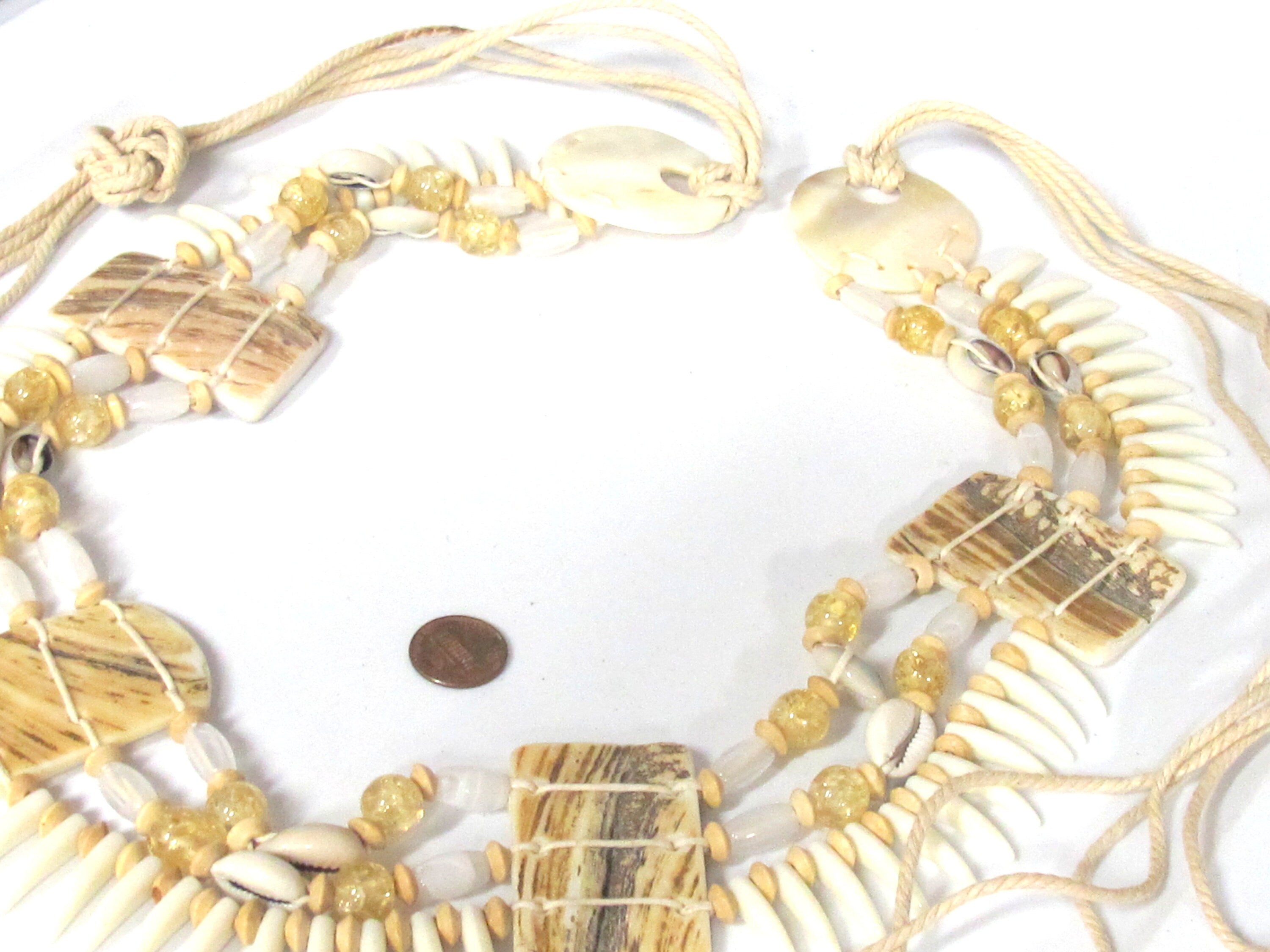 Ethnic asian Nepal Tribal jewelry shells waist belly belt - MG001Z