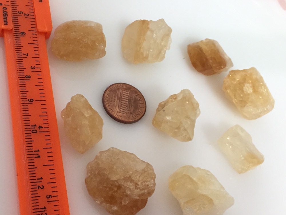 4 BEADS - Tibetan gemstone beads rough raw citrine gemstone nugget beads nepalbeadshop - GM040K