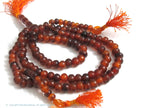 108 beads - Tibetan 108 mala beads guru bead counter supplies -mala making reddish upcycled cattle horn beads - ML124A