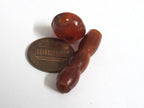 1 Guru bead - Mala making supply recycled cattle horn Tibetan Guru bead 3 hole bead with column bead - ML124G