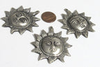 Tibetan Sun Face Pendant | Beautiful Antiqued Silver Finish Sun Design Charm | Nepal Pendant CP016
