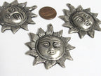 Tibetan Sun Face Pendant | Beautiful Antiqued Silver Finish Sun Design Charm | Nepal Pendant CP016