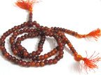 108 beads - Tibetan 108 mala beads guru bead counter supplies -mala making reddish upcycled cattle horn beads - ML124A