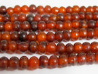 108 beads - Tibetan 108 mala beads guru bead counter supplies -mala making reddish upcycled cattle horn beads - ML124A