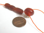 1 Guru bead - Mala making supply recycled cattle horn Tibetan Guru bead 3 hole bead with column bead - ML124G