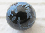 1 Bead - 20 mm Black onyx etched Tibetan dragon bead - 1 bead - BD117