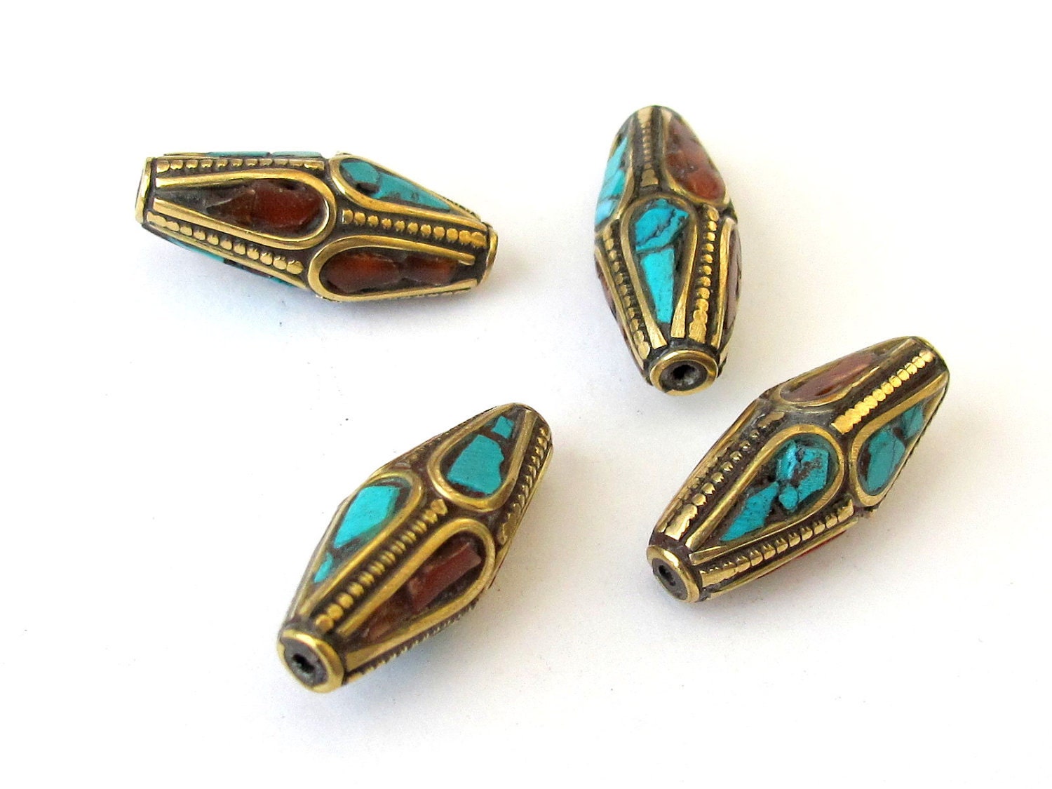 Beautiful Nepalese Beads - 2 beads-BD028