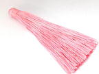 1 Piece - Long Light pink silk tassel charm supplies - 120 mm long - BD867