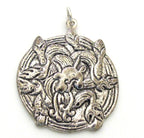 1 Pendant - Ethnic Tibetan silver Dragon pendant - CP057