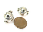 3 Guru beads - Tibetan large 3 hole Guru beads 14 mm x 18 mm - GB050