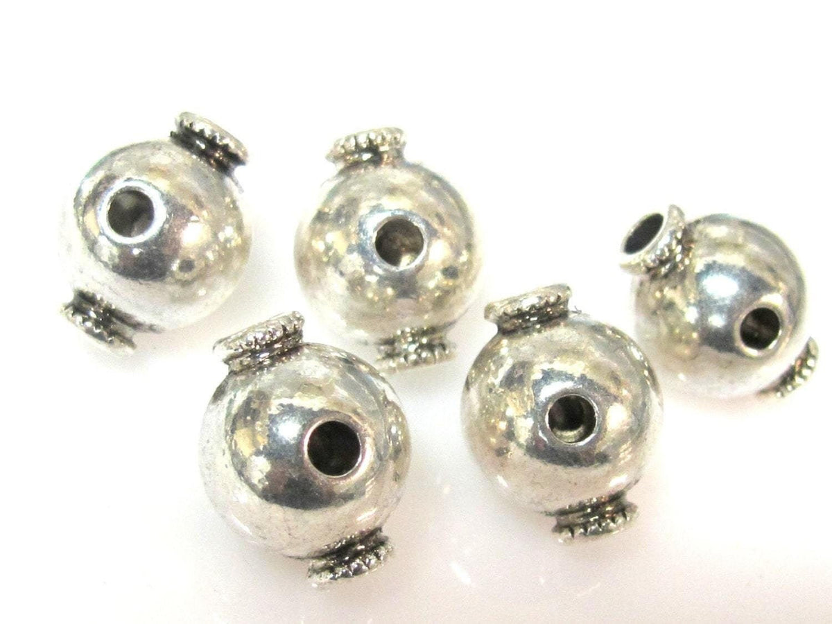 3 Guru beads - Tibetan large 3 hole Guru beads 14 mm x 18 mm - GB050