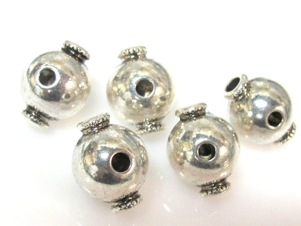 3 Guru beads - Tibetan large 3 hole Guru beads 14 mm x 18 mm - GB050
