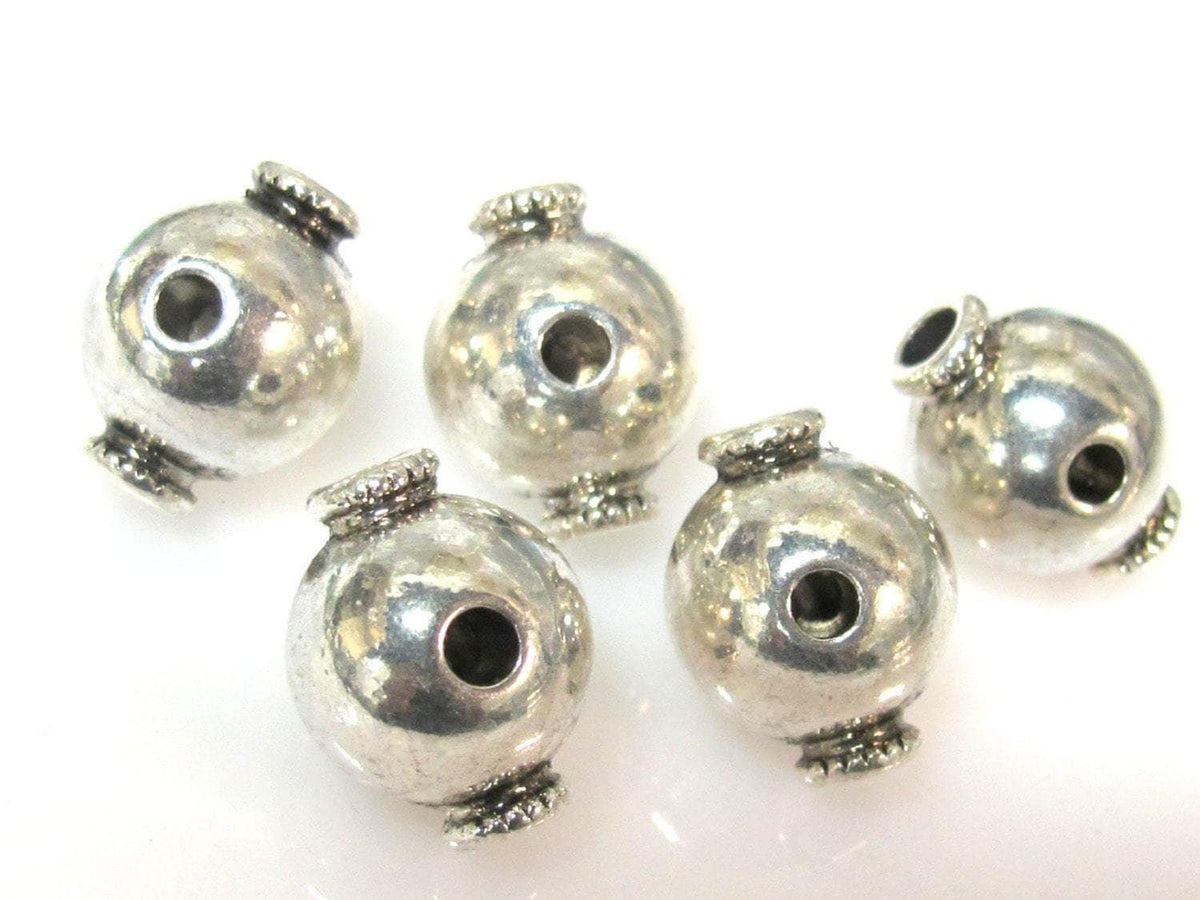 3 Guru beads - Tibetan large 3 hole Guru beads 14 mm x 18 mm - GB050