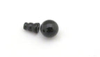 1 Guru Bead set - 3 hole black agate gemstone Guru column Bead set 10 mm size - GB013
