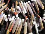 10 Beads -Sea Urchin sticks natural shell beads -- NB030s
