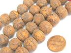 10 Beads - Large size bodhi seed beads from Nepal- NB008