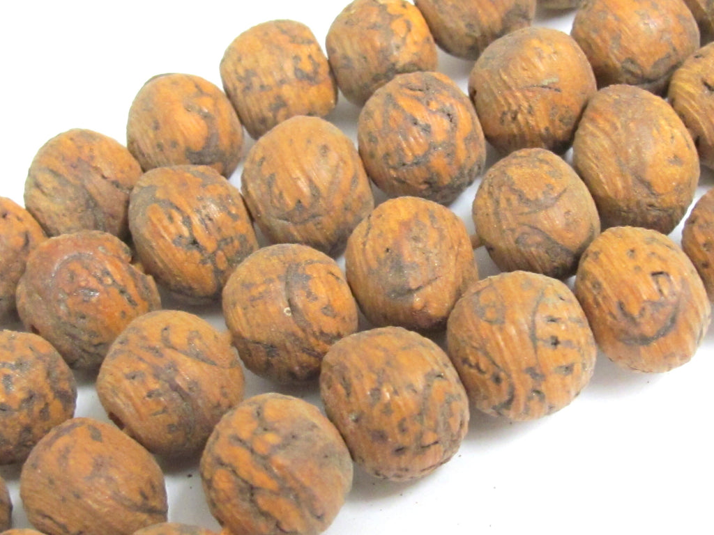 10 Beads - Large size bodhi seed beads from Nepal- NB008