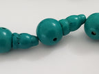 3 Guru Bead sets- 3 hole Guru bead howlite with column Bead set 14 mm - GB073
