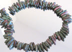 10 sticks - Natural Unakite stick beads - GM010