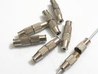 Barrel tube wire clasps - 5 pieces - 15 mm - BD223