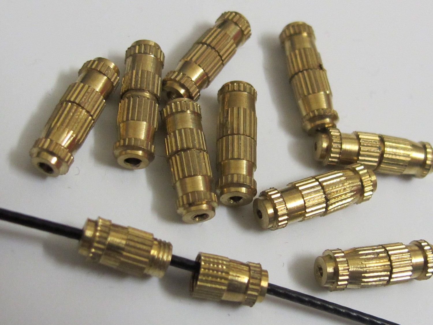 Barrel tube wire clasps - 5 pieces - 13 mm - BD228