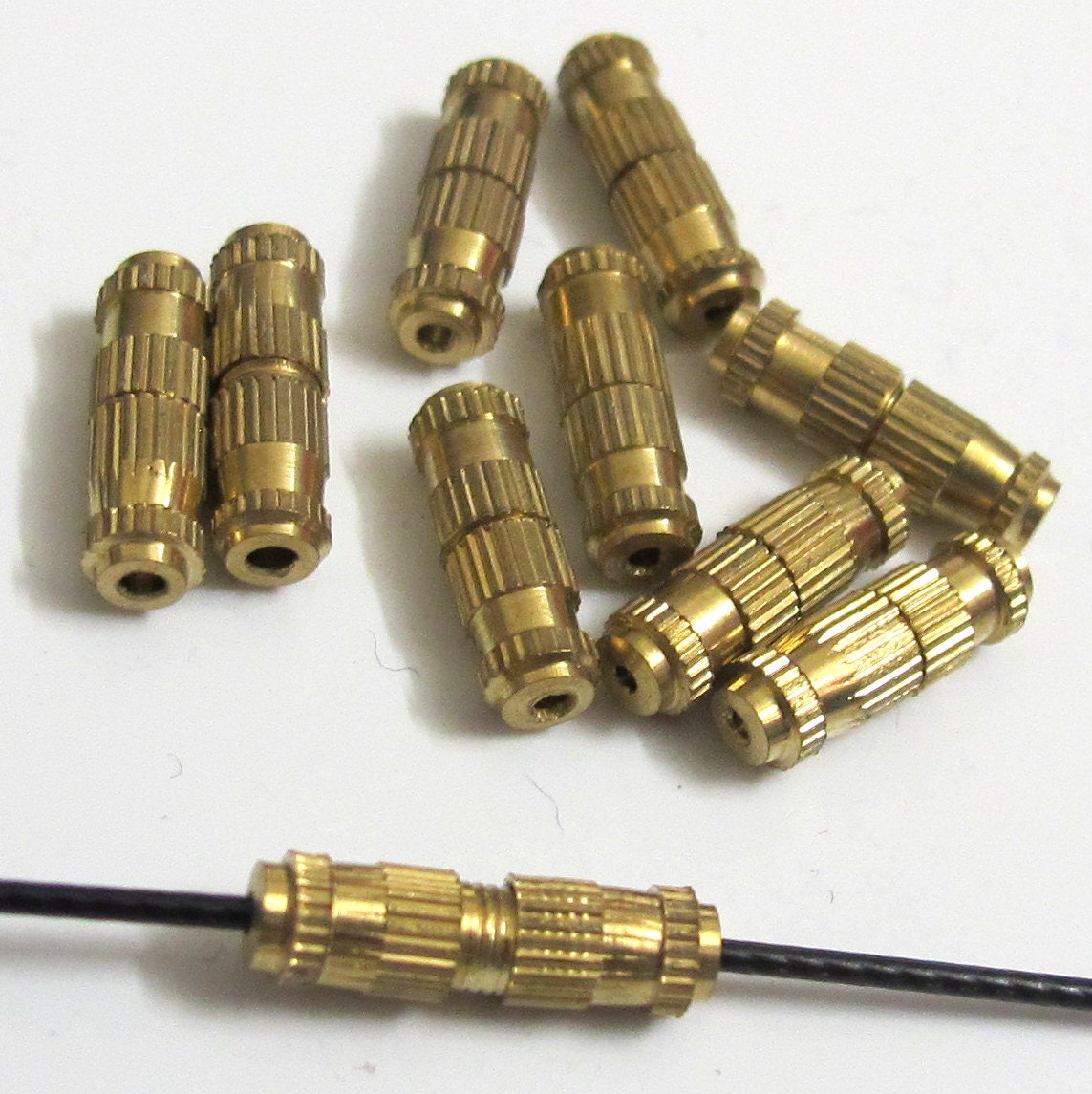 Barrel tube wire clasps - 5 pieces - 13 mm - BD228