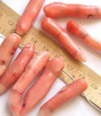 Thick branch coral sticks salmon peach color - 3 pieces - GM031