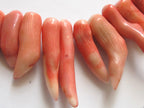 Thick branch coral sticks salmon peach color - 3 pieces - GM031