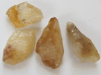Raw citrine gemstone points - 3 pieces - GM041