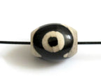 Tibetan etched agate dzi bead - GM043 - 1 bead