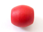 Nepalese red sherpa coral glass beads - 2 beads - BD317