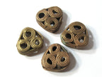 African Baule Brass Bead - 1 bead - BD338