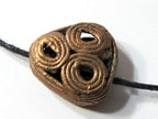 African Baule Brass Bead - 1 bead - BD338